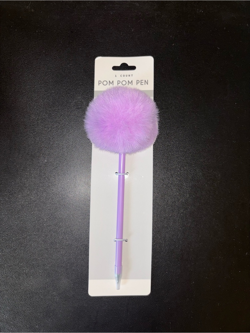Purple 1 Count Pom Pom Pen